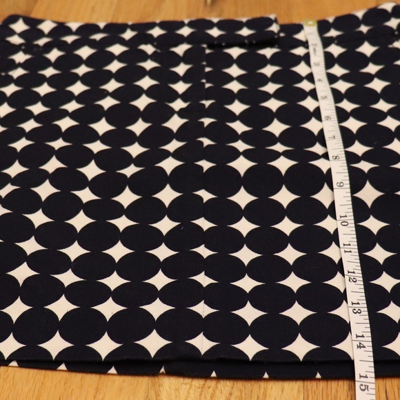 J.CREW POLKA DOT SKIRT - BLUE AND WHITE - Picture 4 of 7